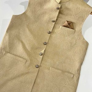 W-1765 Mens Gold Waist Coat