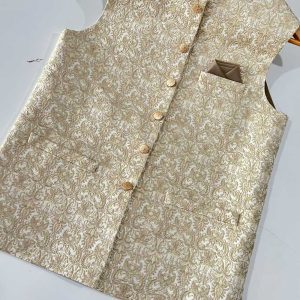 W-1833 Mens Gold Embroidered Waist Coat