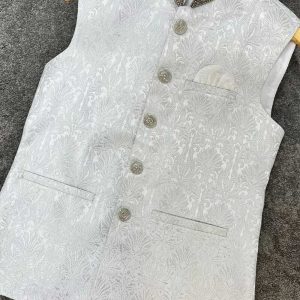 SBG2007 Mens Grey Waist Coat Jacket