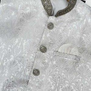 SBG2007 Mens Grey Waist Coat Jacket