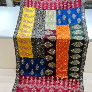 SRB627 Velvet Wedding Shawl by Sehrish B