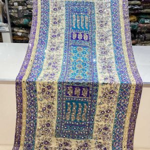 SRB702 Silk Wedding Duppatta by Sehrish B