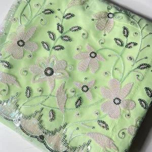 Unstitched Net Sequence Suit