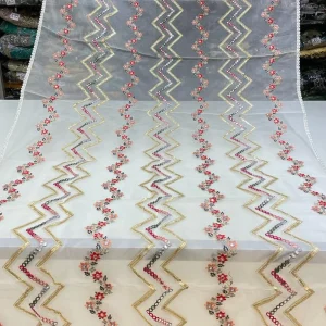 SRB902 Yateen – White Masuri Wedding Duppatta