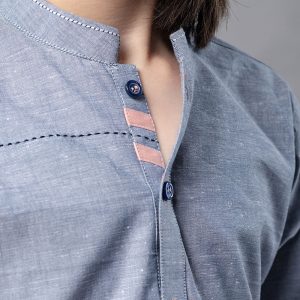 Readymade Blue Kurta Pajama