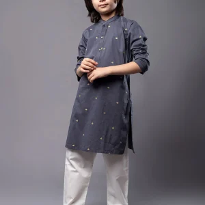 SPL2015 Readymade Grey Kurta Pajama