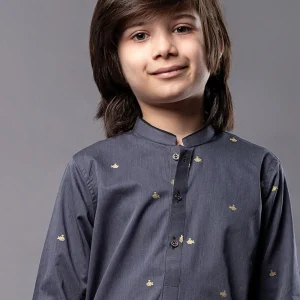 SPL2015 Readymade Grey Kurta Pajama