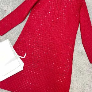 Maroon Mens Kurta Pajama Set